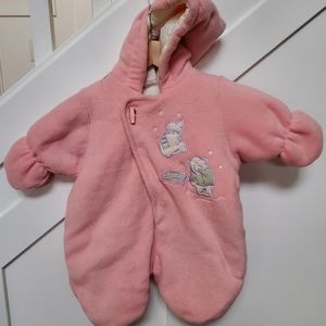 Baby Bunting bag / travel / one piece winters cozy quilted